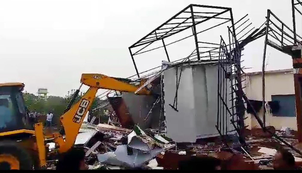 demolish illegal constructions