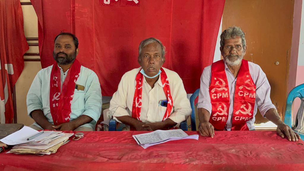 ఫొటో : మాట్లాడుతున్న సిపిఎం సినీయర్‌ నాయకులు తాళ్లూరు మాల్యాద్రి