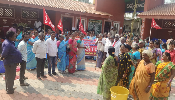 anganwadi workers strike 25th day tpt