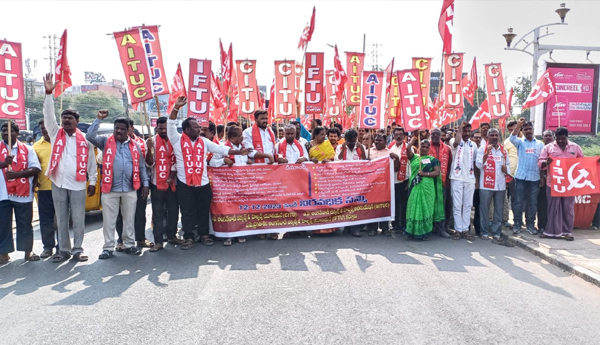 anganwadi workers strike 40th day mass org rastaroko knl