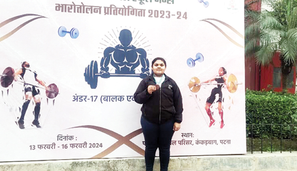 Bronze medal for Chandana in weightlifting