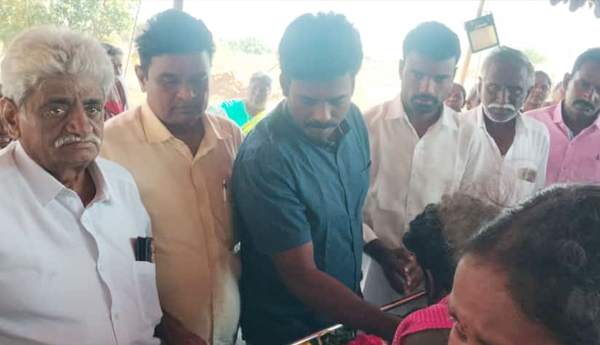 TDP leaders paid tribute to the dead body of the woman
