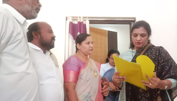 The municipal chair person who met the collector Gauthami