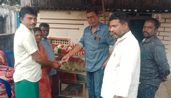 donate cash for Venkateswarlu funeral
