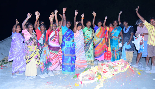 protest for burial grounds in chittoor