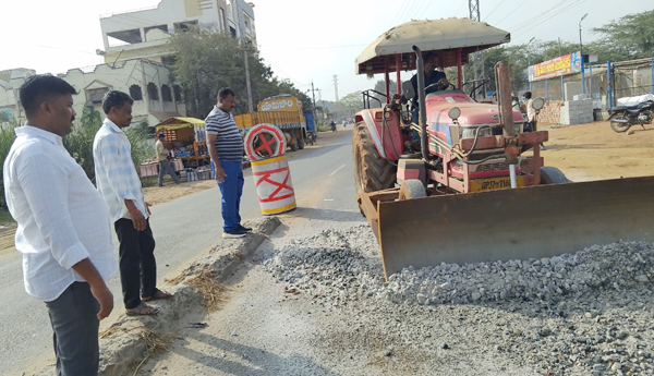 road repair in chintalapudi